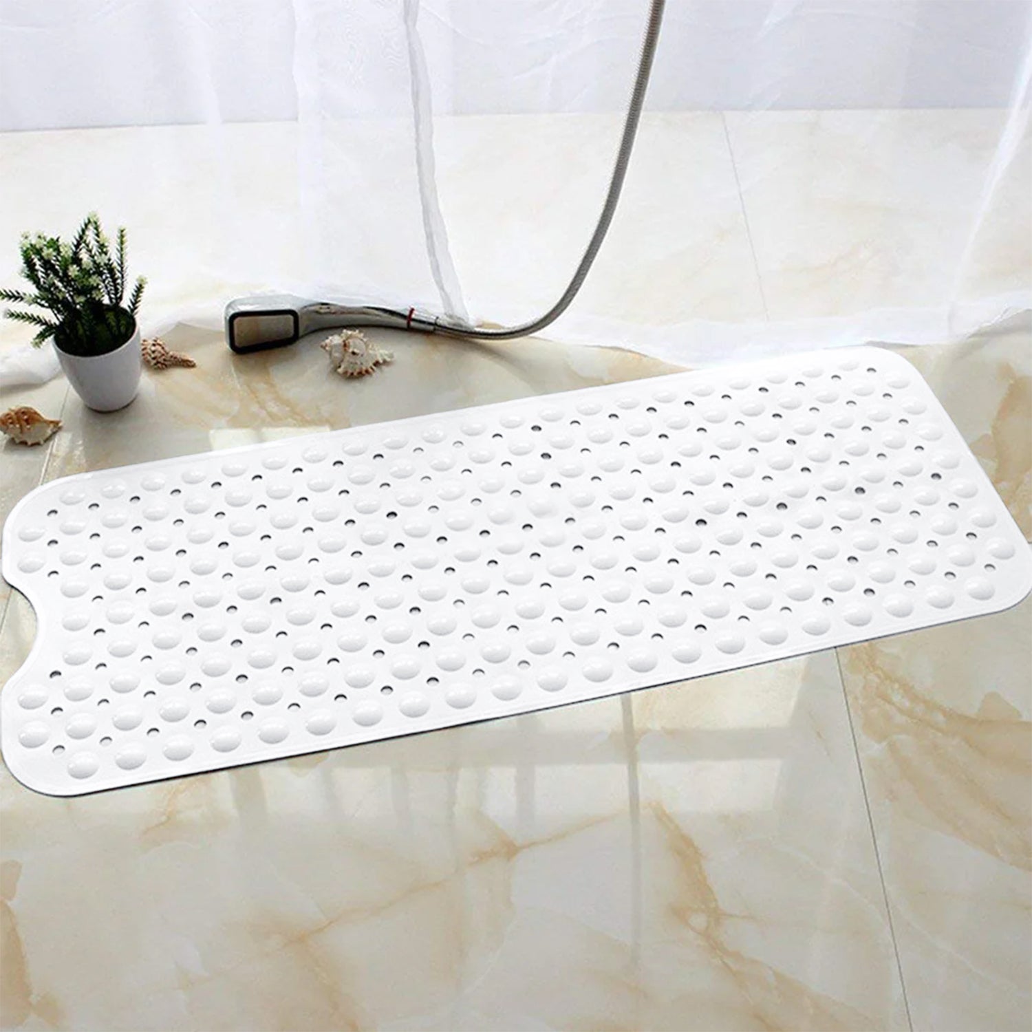 White Bath Mat