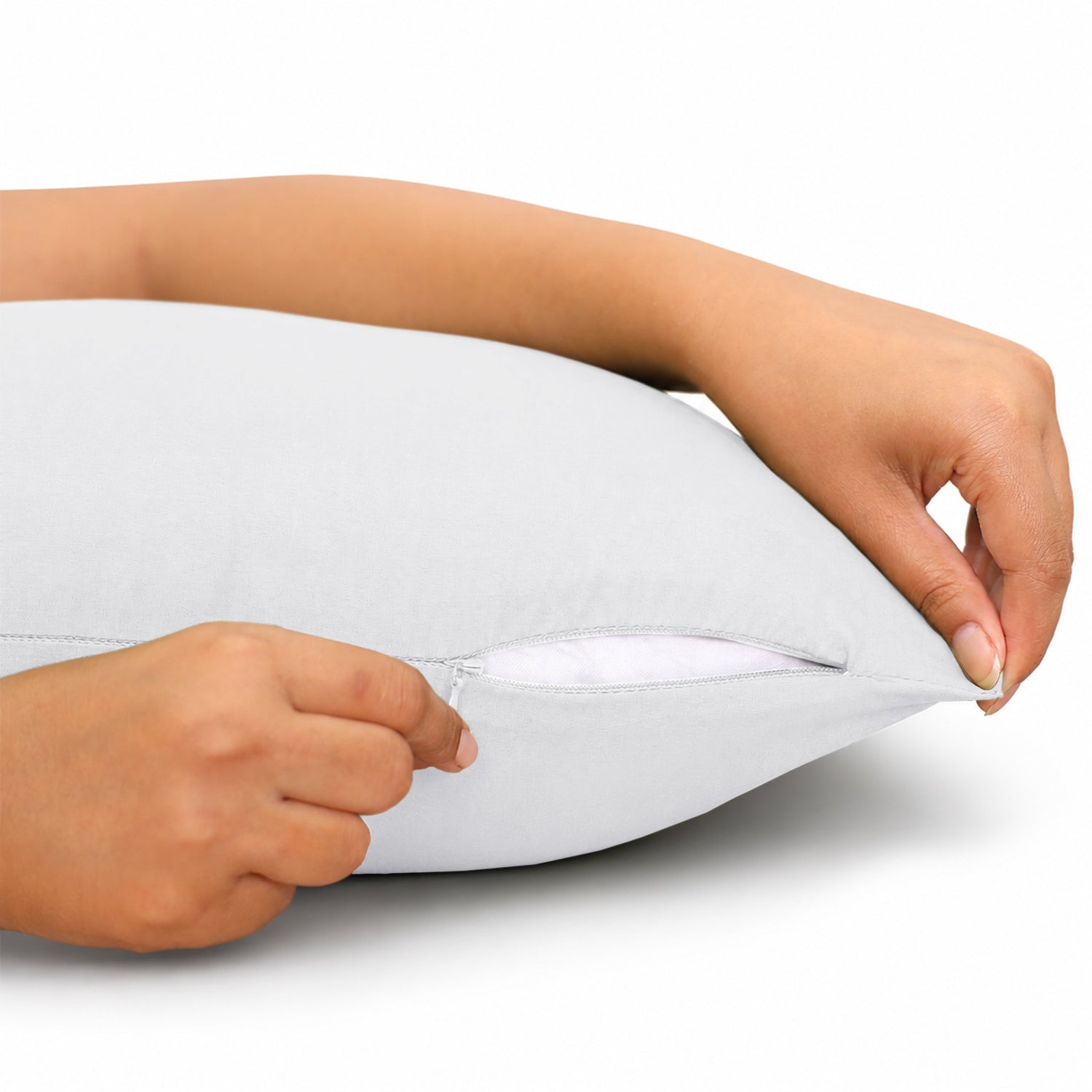 Pair Of Soft Microfibre Plain Cushion Covers for Sofa, Bed & Living Room