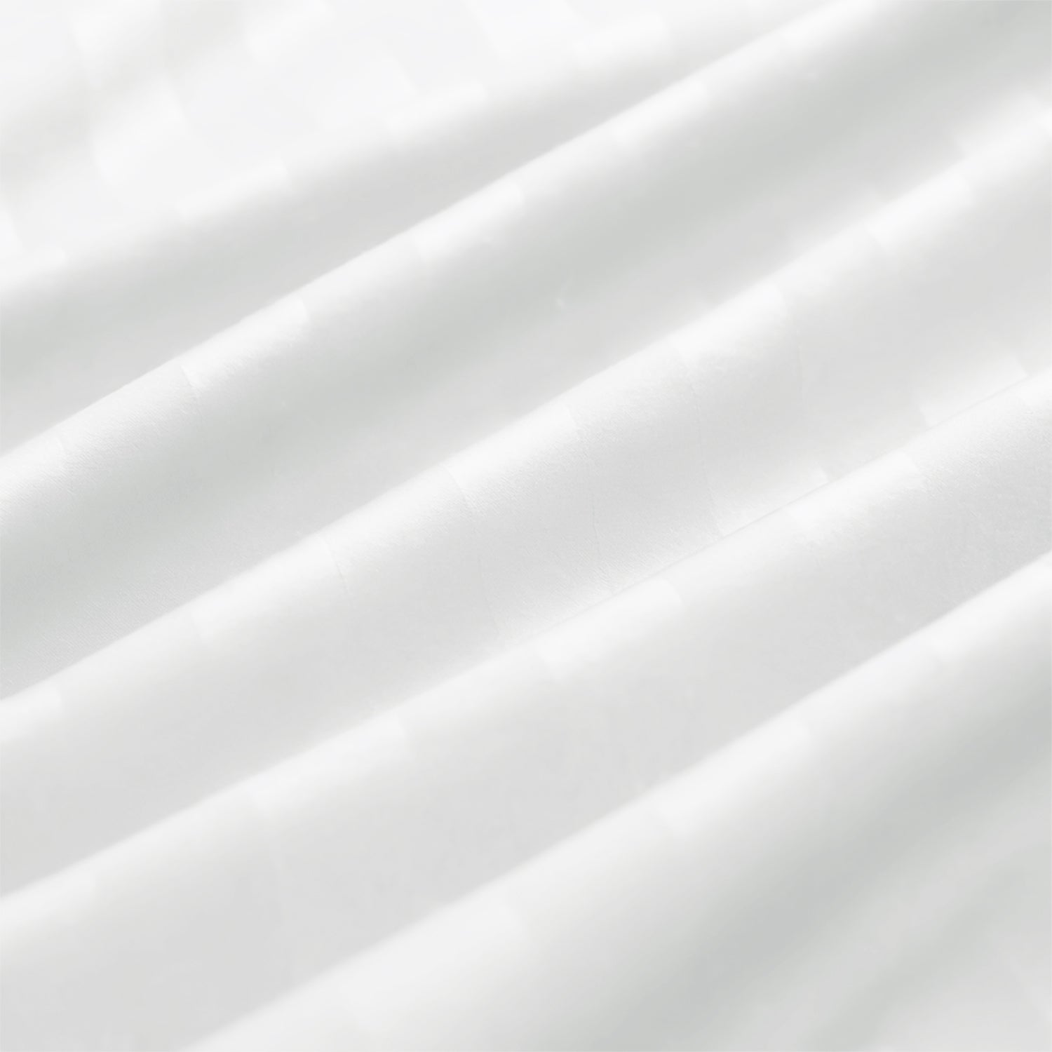 White Stripe Bedding Set With Pillowcase Pair