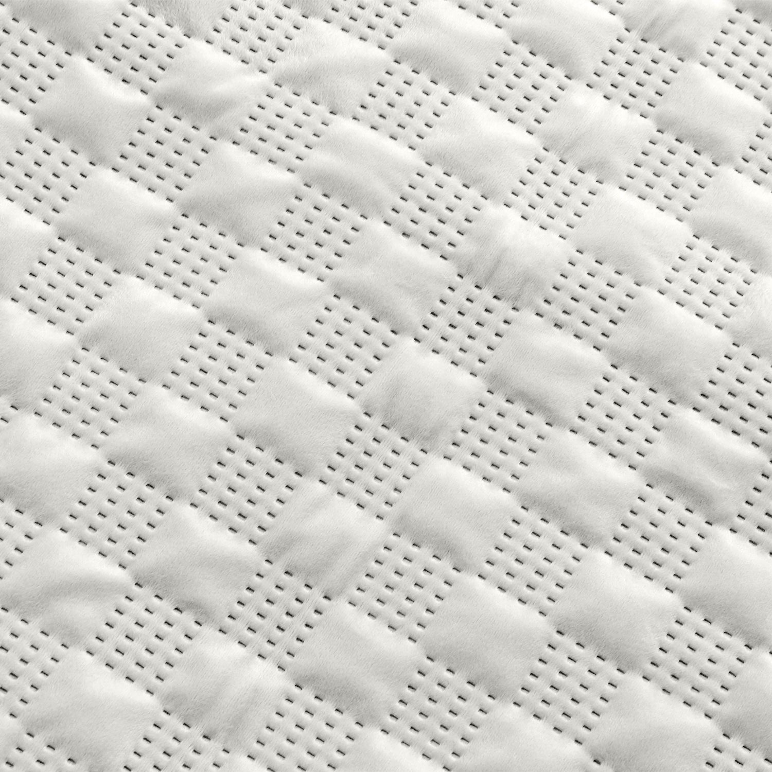 Pack Of 2 Square Velvet Cushion Cover Check Pattern