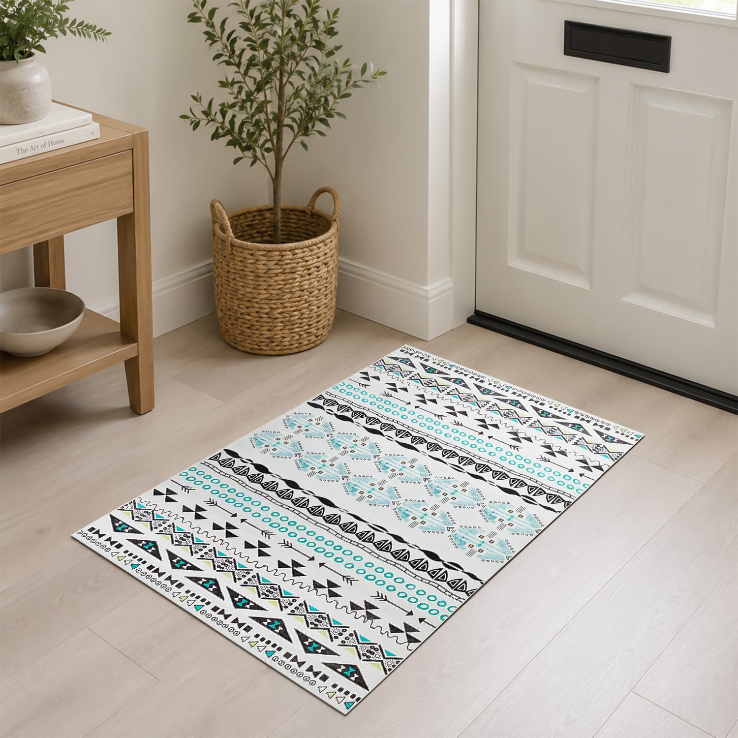 Modern Tribal Aztec Rug Stylish Floor Carpet