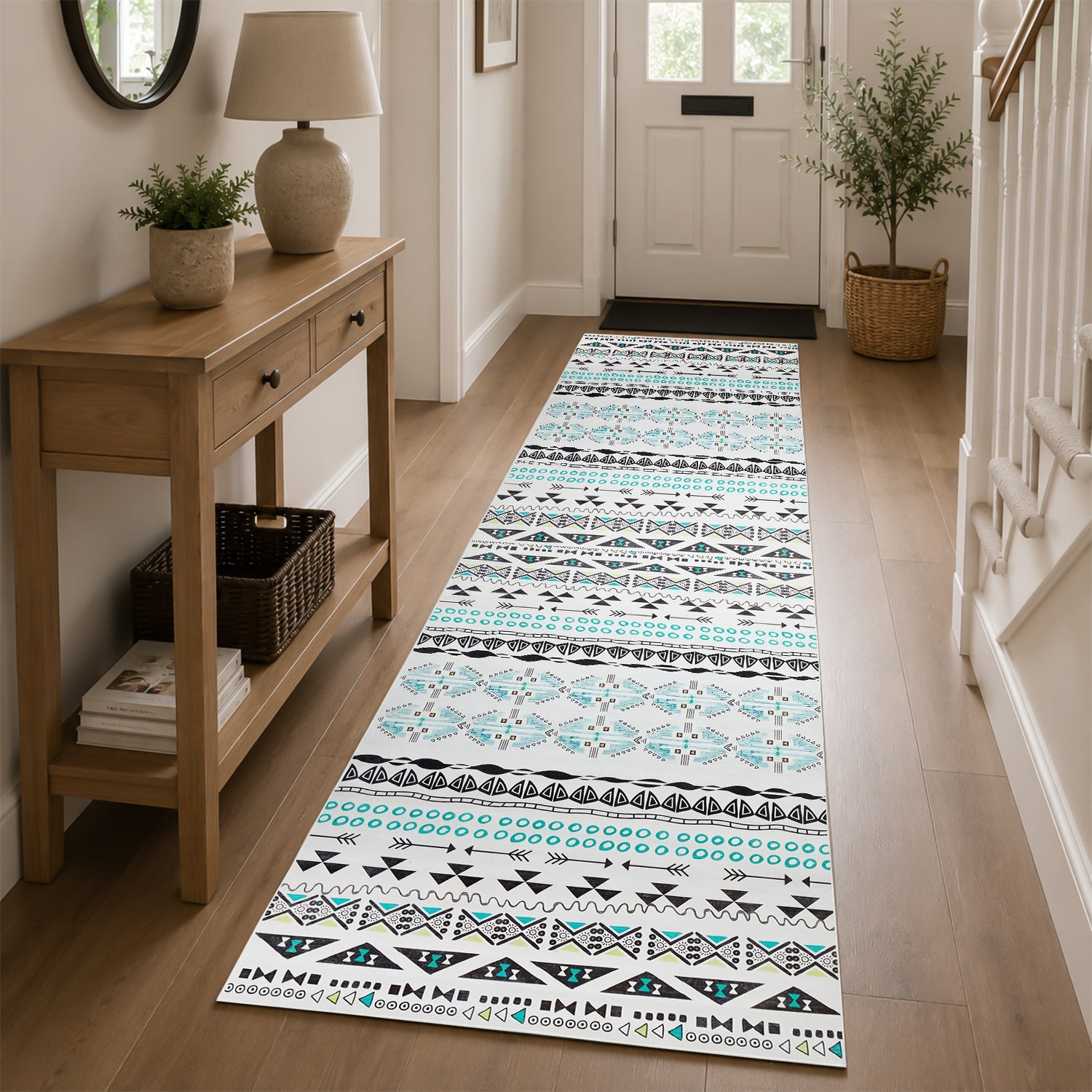 Modern Tribal Aztec Rug Stylish Floor Carpet