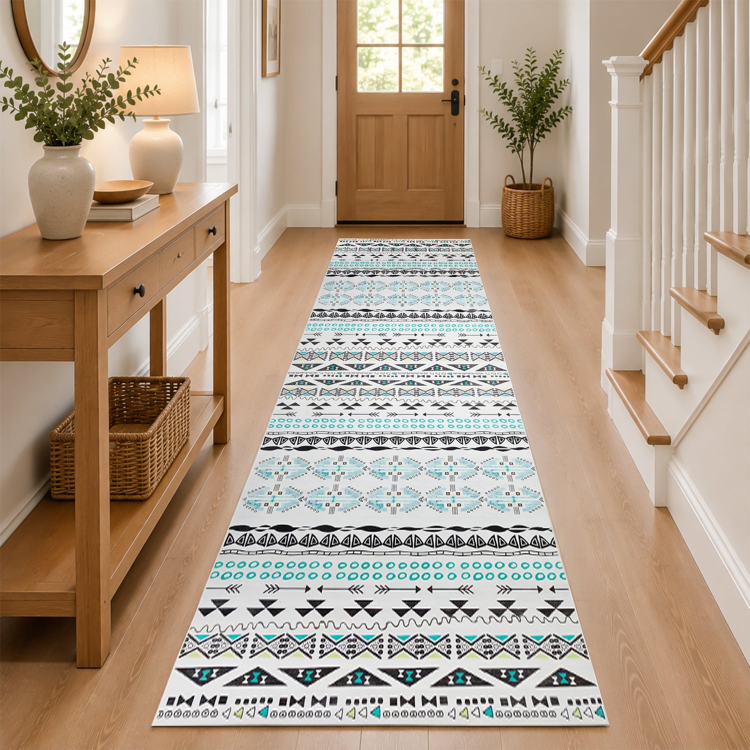 Modern Tribal Aztec Rug Stylish Floor Carpet
