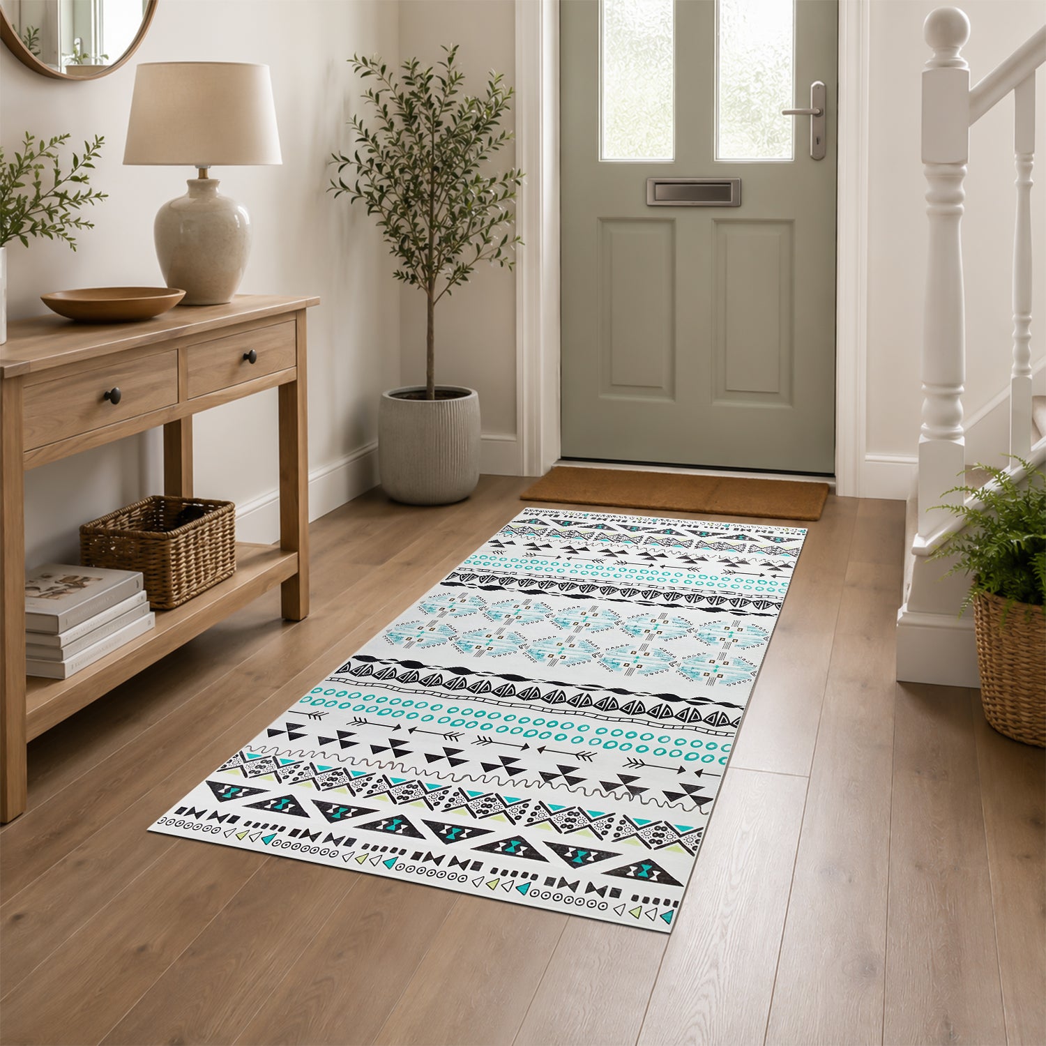 Modern Tribal Aztec Rug Stylish Floor Carpet