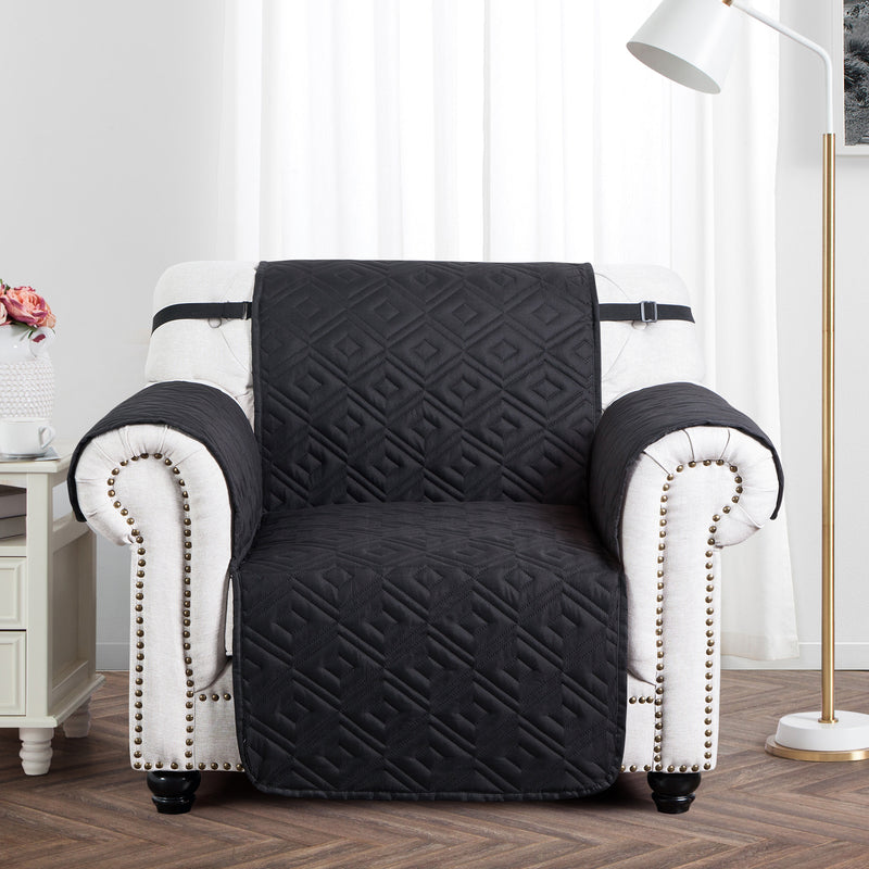 Black & Dark Grey waterproof sofa cover