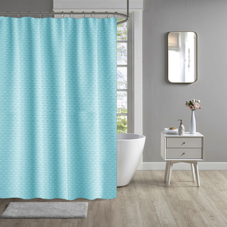 Bathroom Curtains Waterproof Shower Curtain Aqua