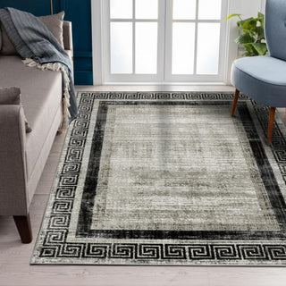 Hallway Runner Greek Key Rug Modern Eternity