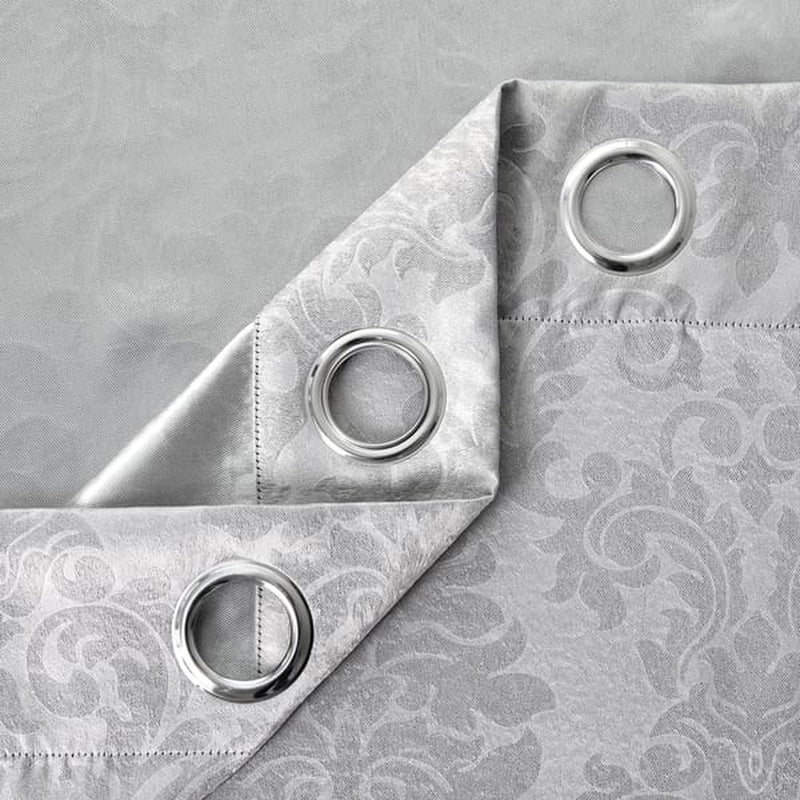 embossed blackout curtain in  eyelet