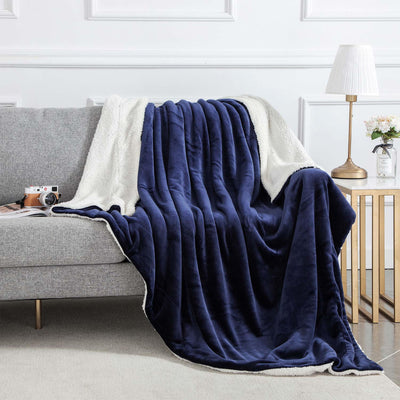 Blue Sherpa Blanket