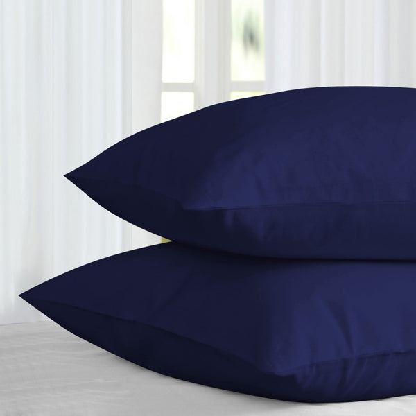Navy Pillow Case Covers