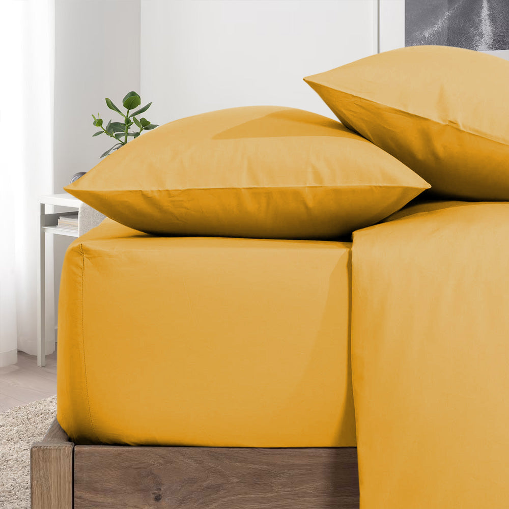 ocher pillow case covers