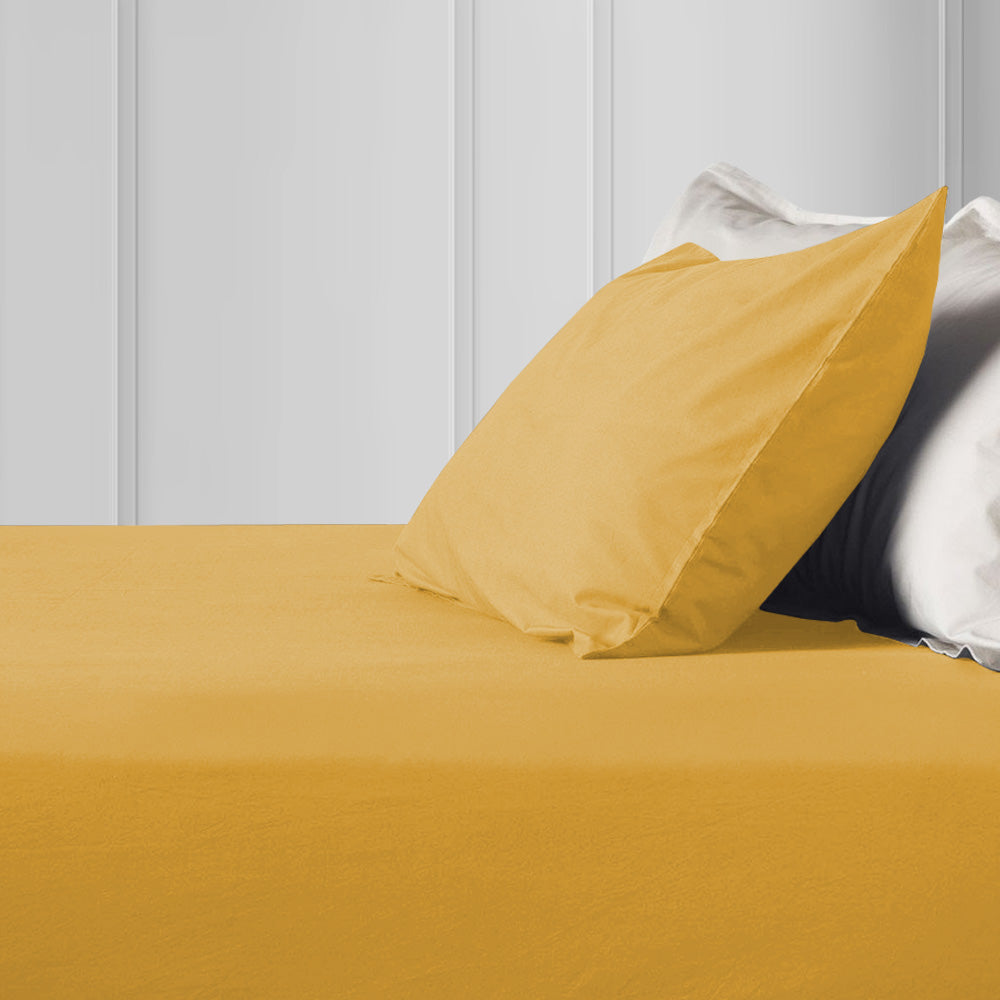 ocher pillow case covers