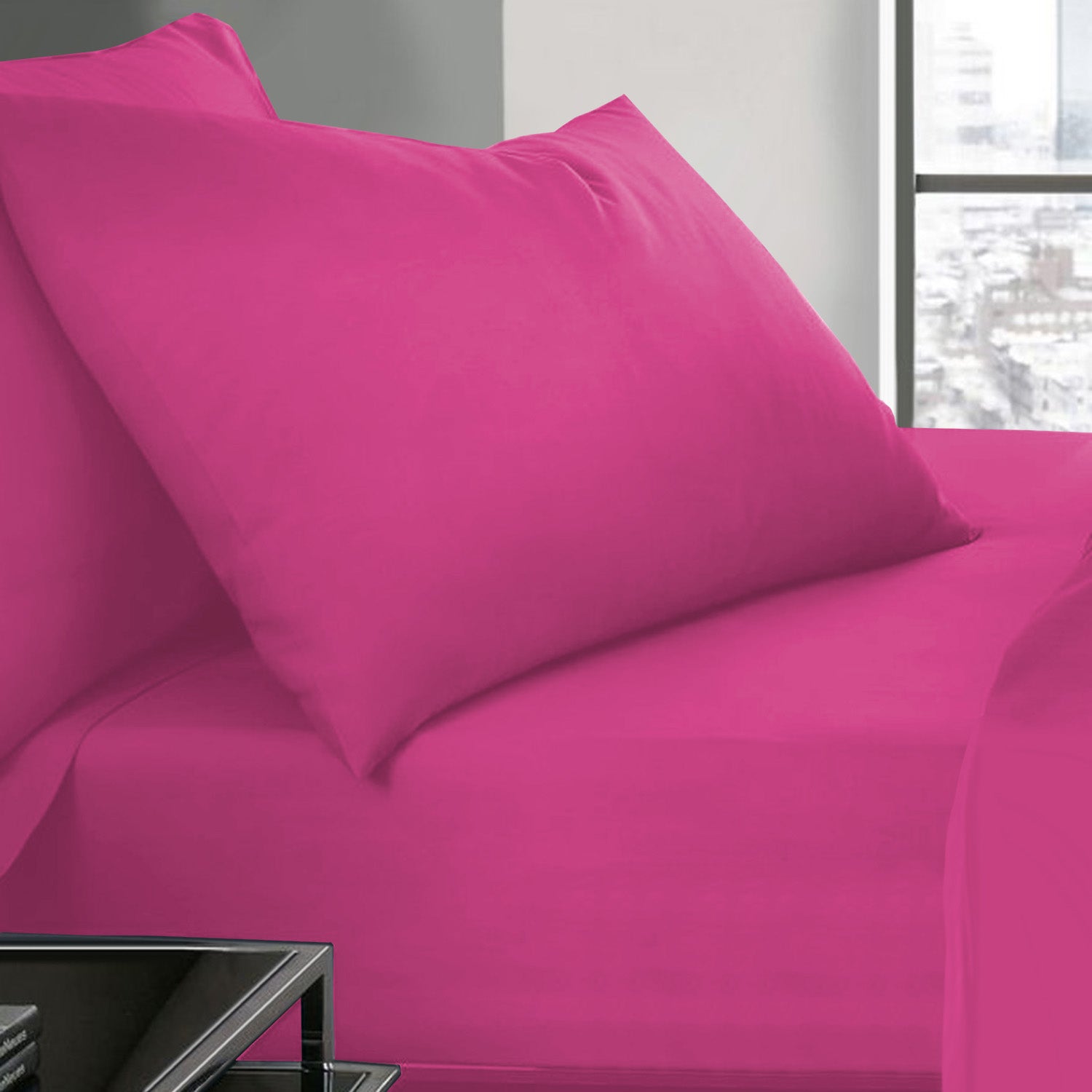 pink pillow case covers