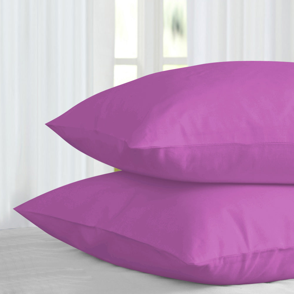 purple pillow case covers