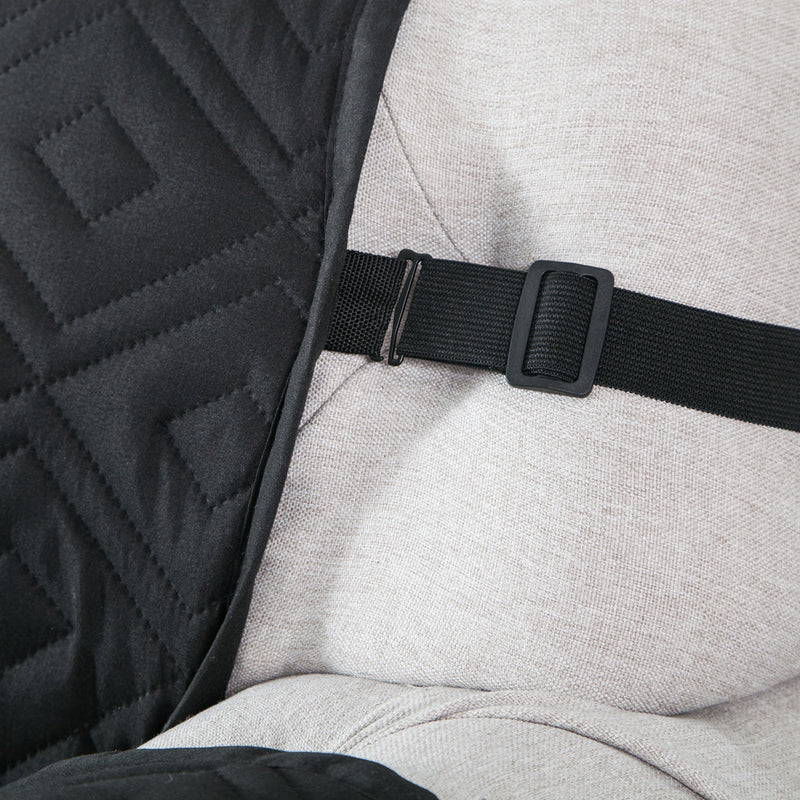 Black & Dark Grey waterproof sofa cover