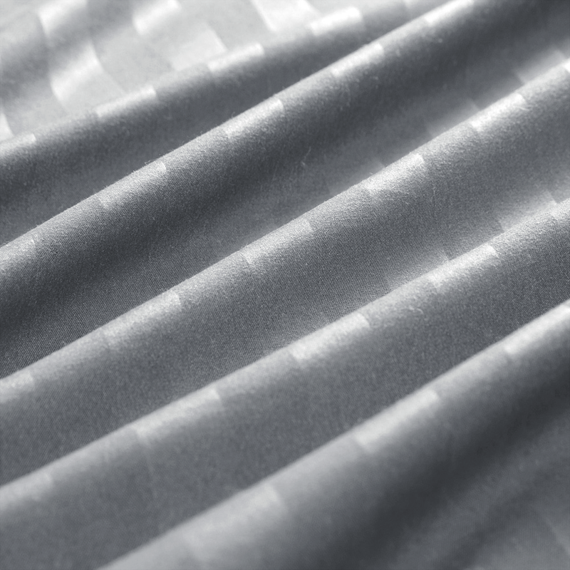 Grey Stripe Duvet Cover Set