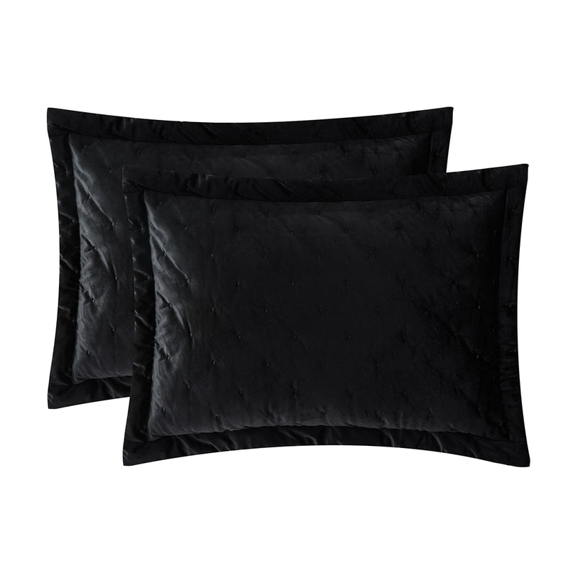 Black Velvet Bedspread