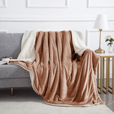 Camel Sherpa Blanket
