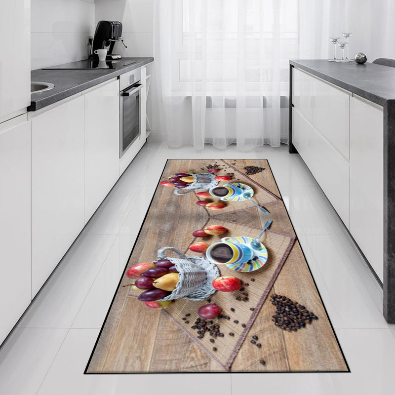 Kitchen Carpet Runner Waterproof 3D Print Floor Mat