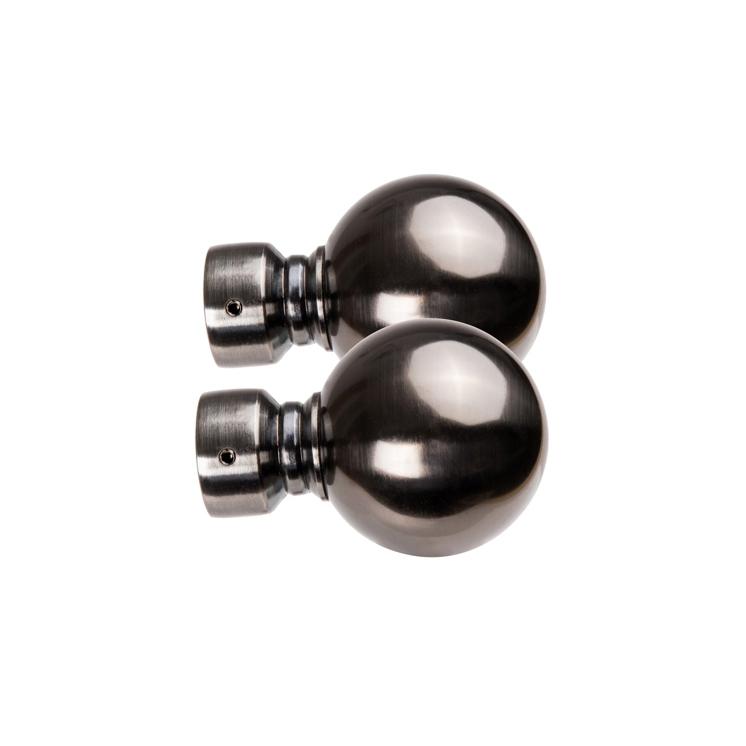 plain ball finials pole set