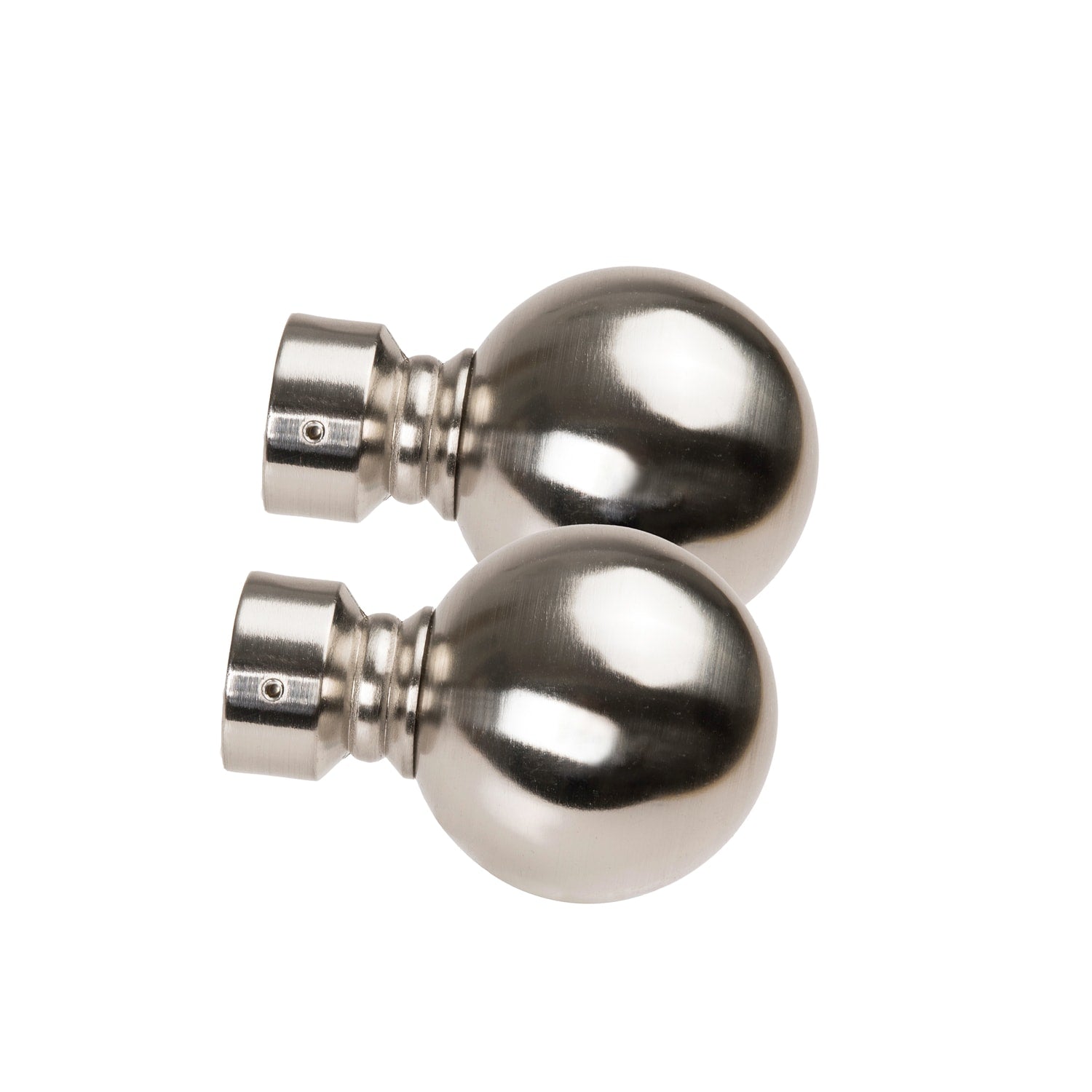 plain ball finials pole set